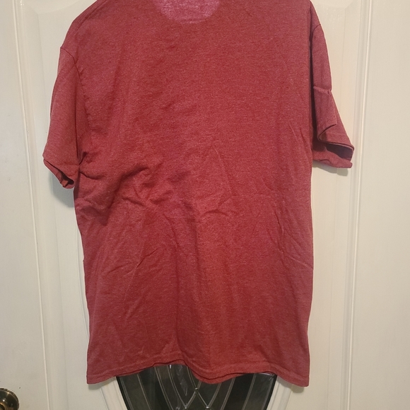 Arkansas Razorbacks Red Heathered Tshirt, With Flag Size Medium - Picture 2 of 6